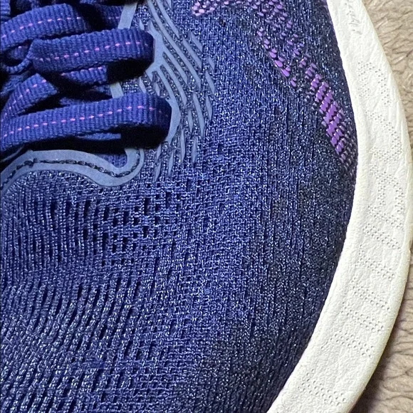 Asics Women's Sneakers - Navy and Purple - Picture 7 of 8